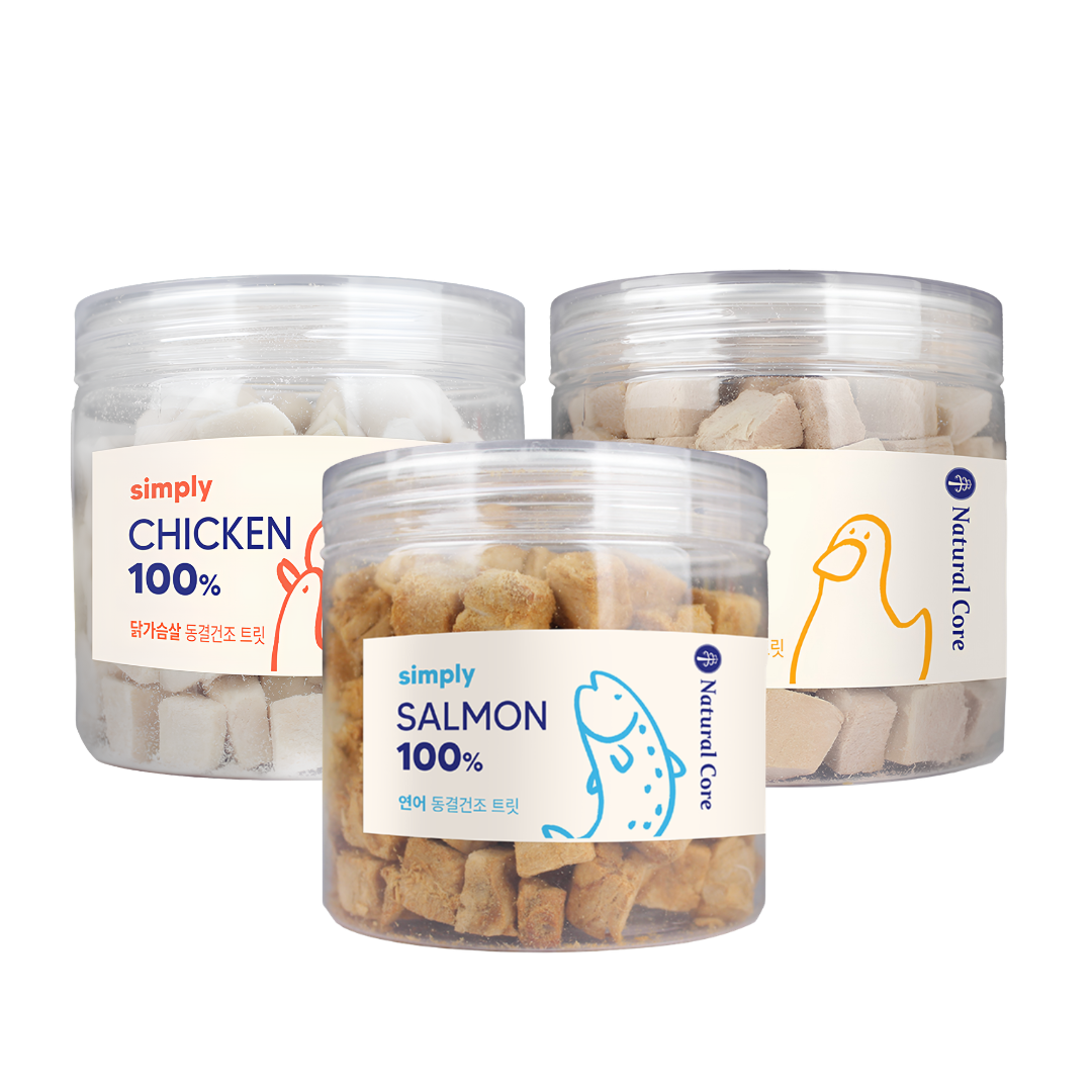 Natural Core Simply Freeze Dried Treats - 60g for dogs & cats