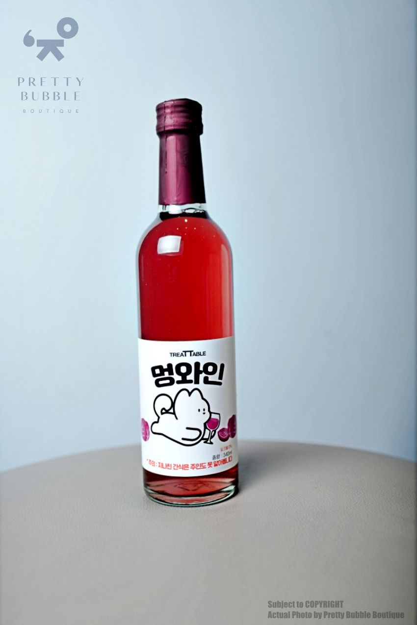 Treattable Korean Pet Wine Drinks - 340ml (Mung Wine)