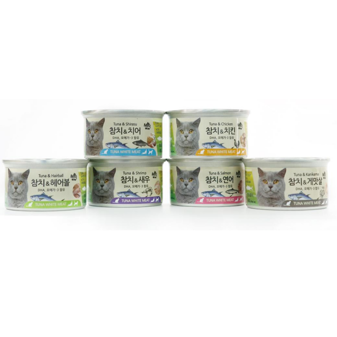 Meo Wow White Tuna Cat Can Food