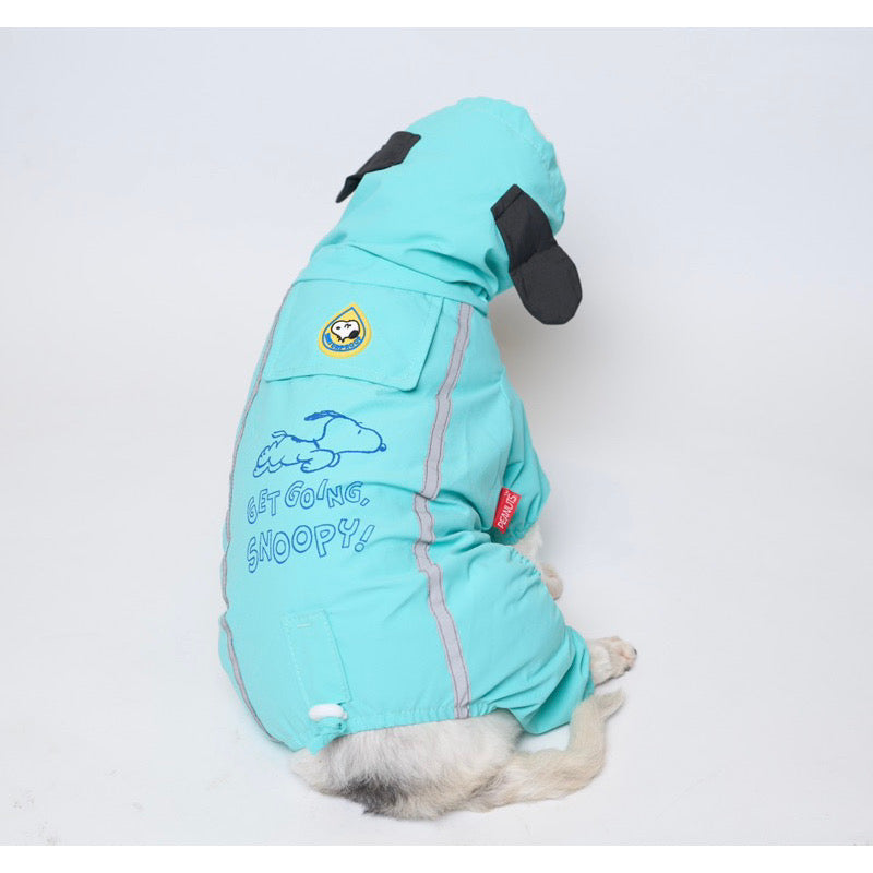 Parisdog Peanuts Raincoat / Rain Wear for Pet Dogs