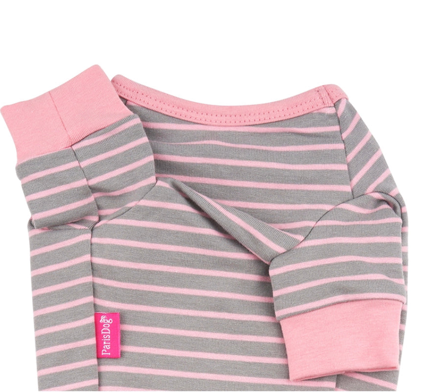 Parisdog Embo Logo Stripe T-shirt
