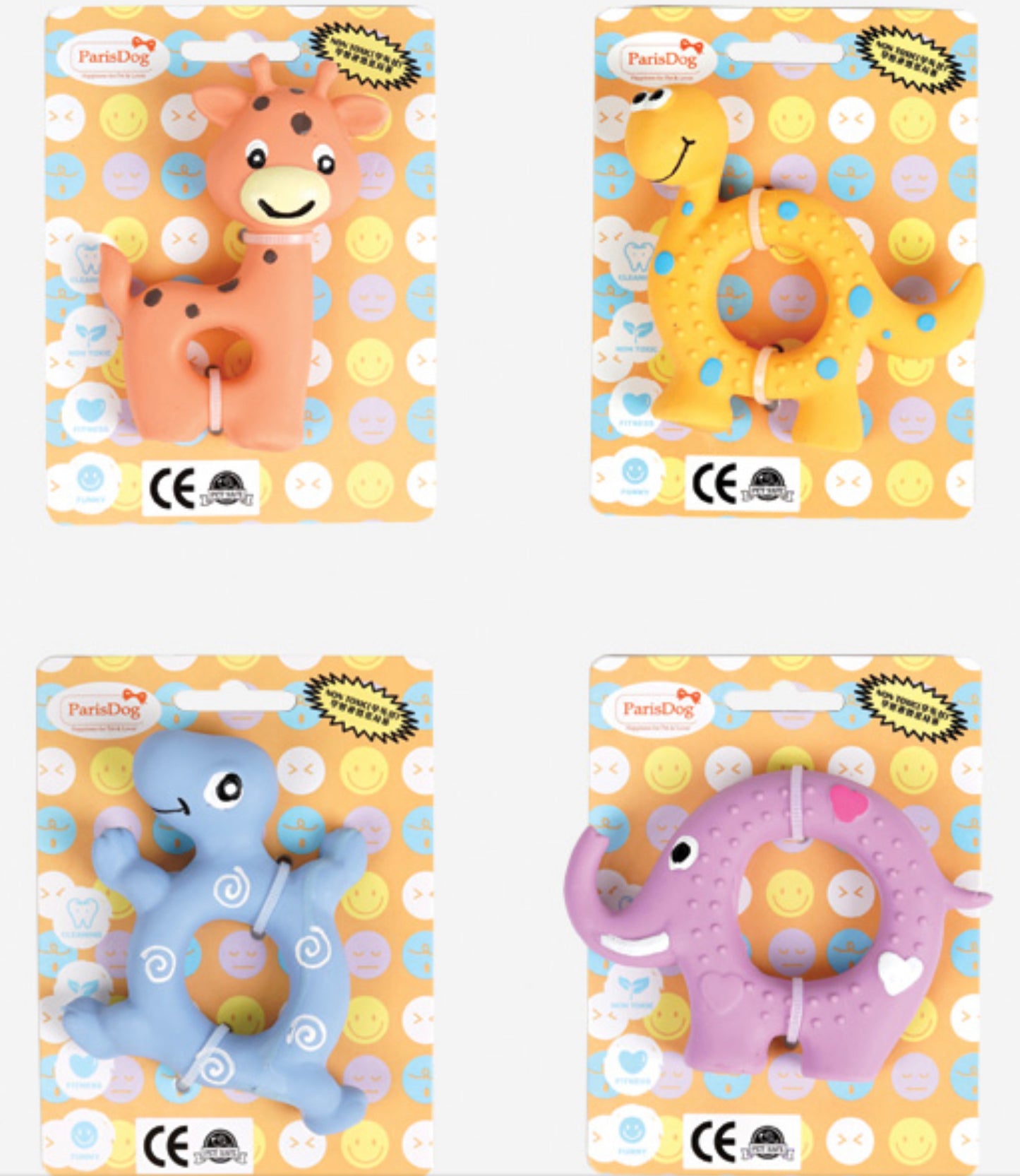 Parisdog Animal Ring Toy/ Random Design