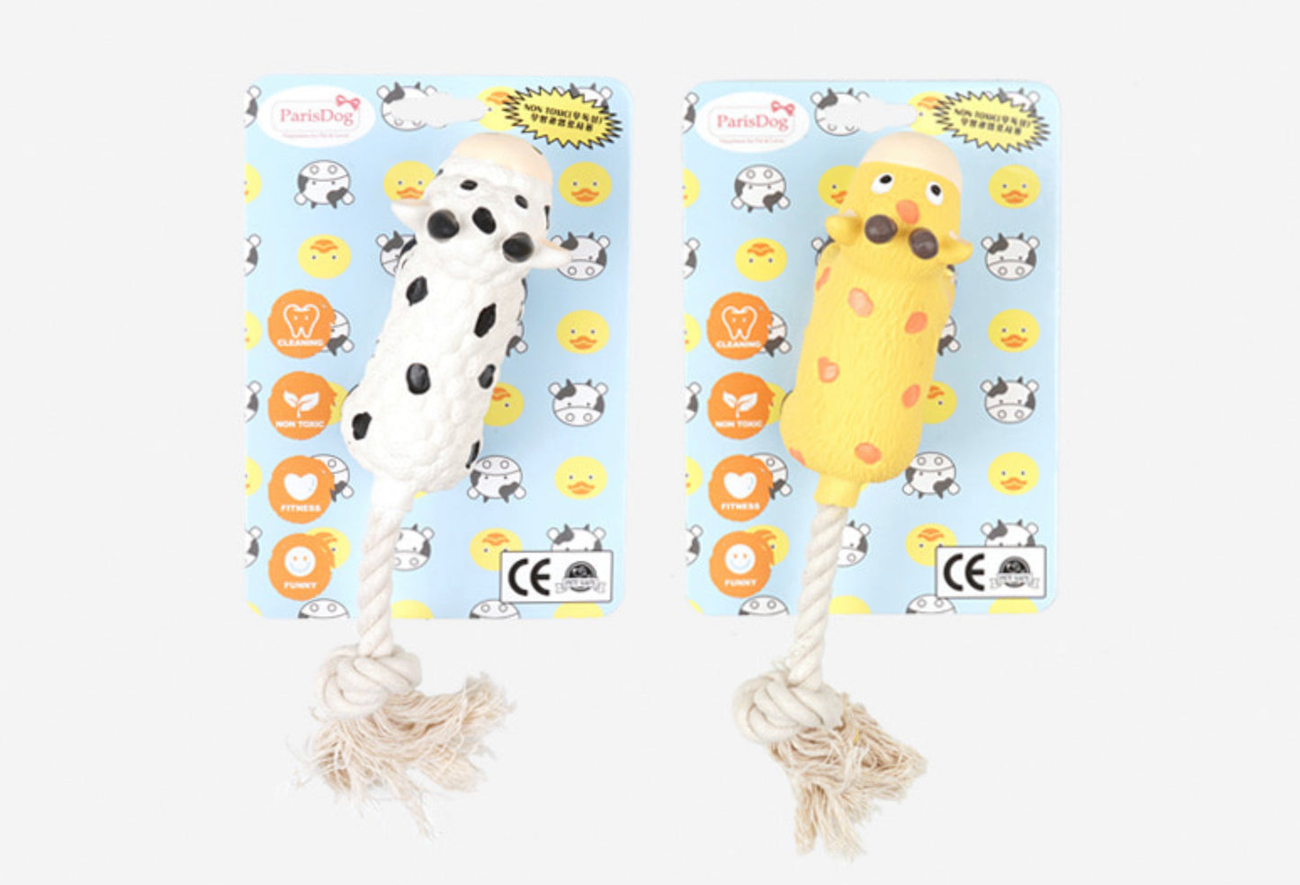 Parisdog Animal Rope Latex Toy