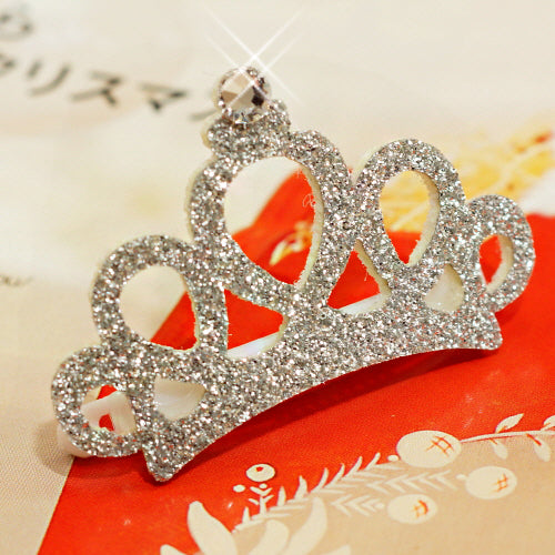 Moonpet Mini Tiara Velvet Hair Clip