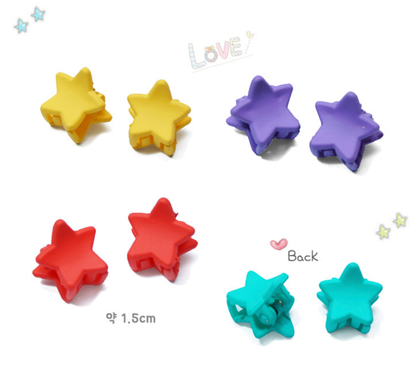 Moonpet Star Hair Clip