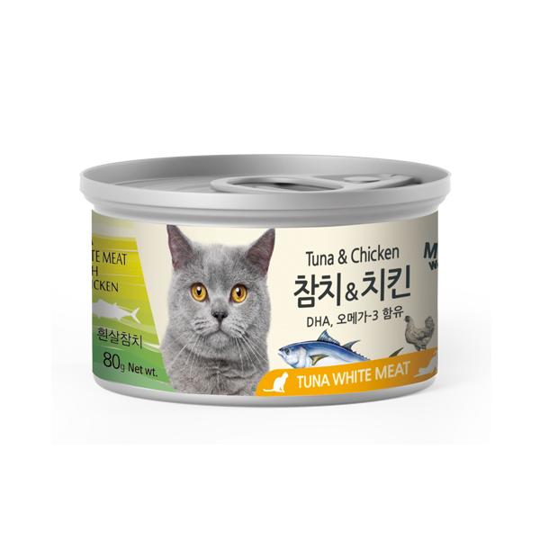 Meo Wow White Tuna Cat Can Food