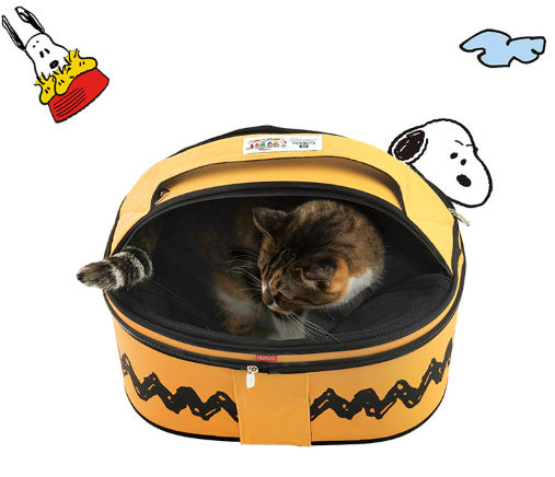 Parisdog Peanuts Baseball Circle Dome Carrier