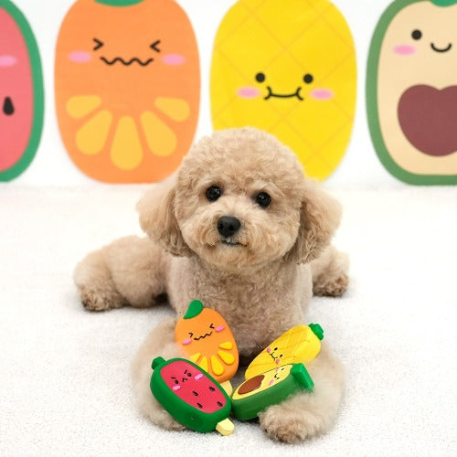 Parisdog Fruits Pop Latex Toy (Random Design)