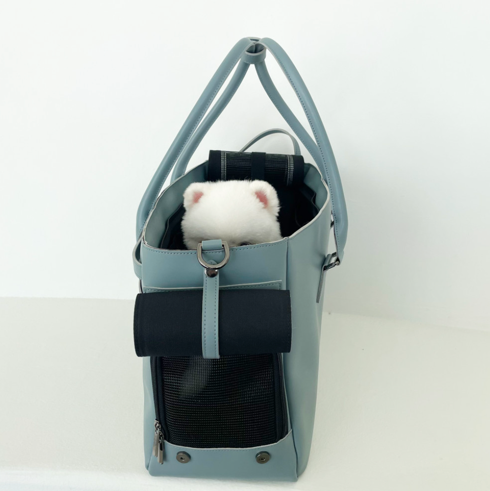 Meloni Leather Bag (Blue)