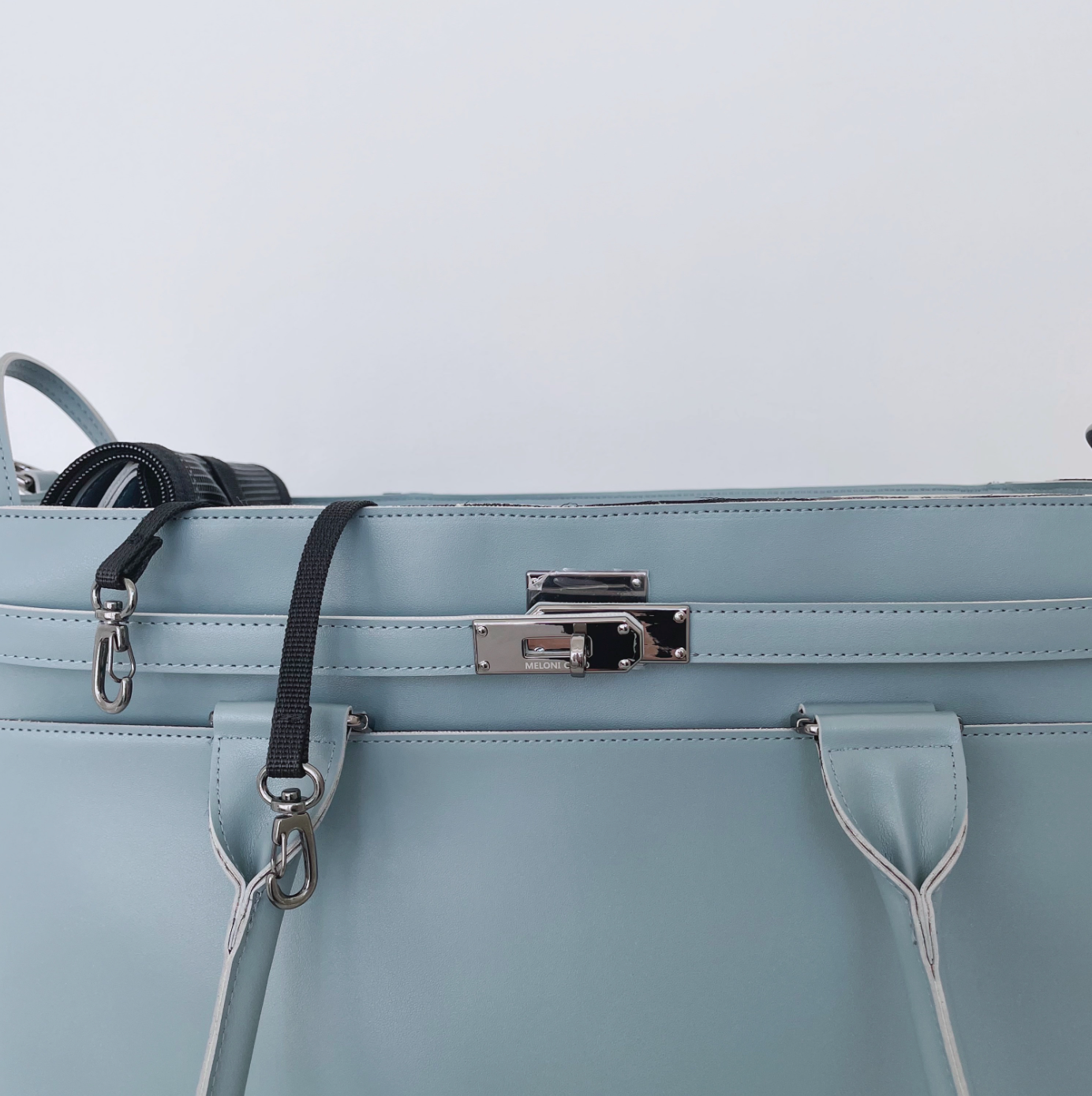 Meloni Leather Bag (Blue)