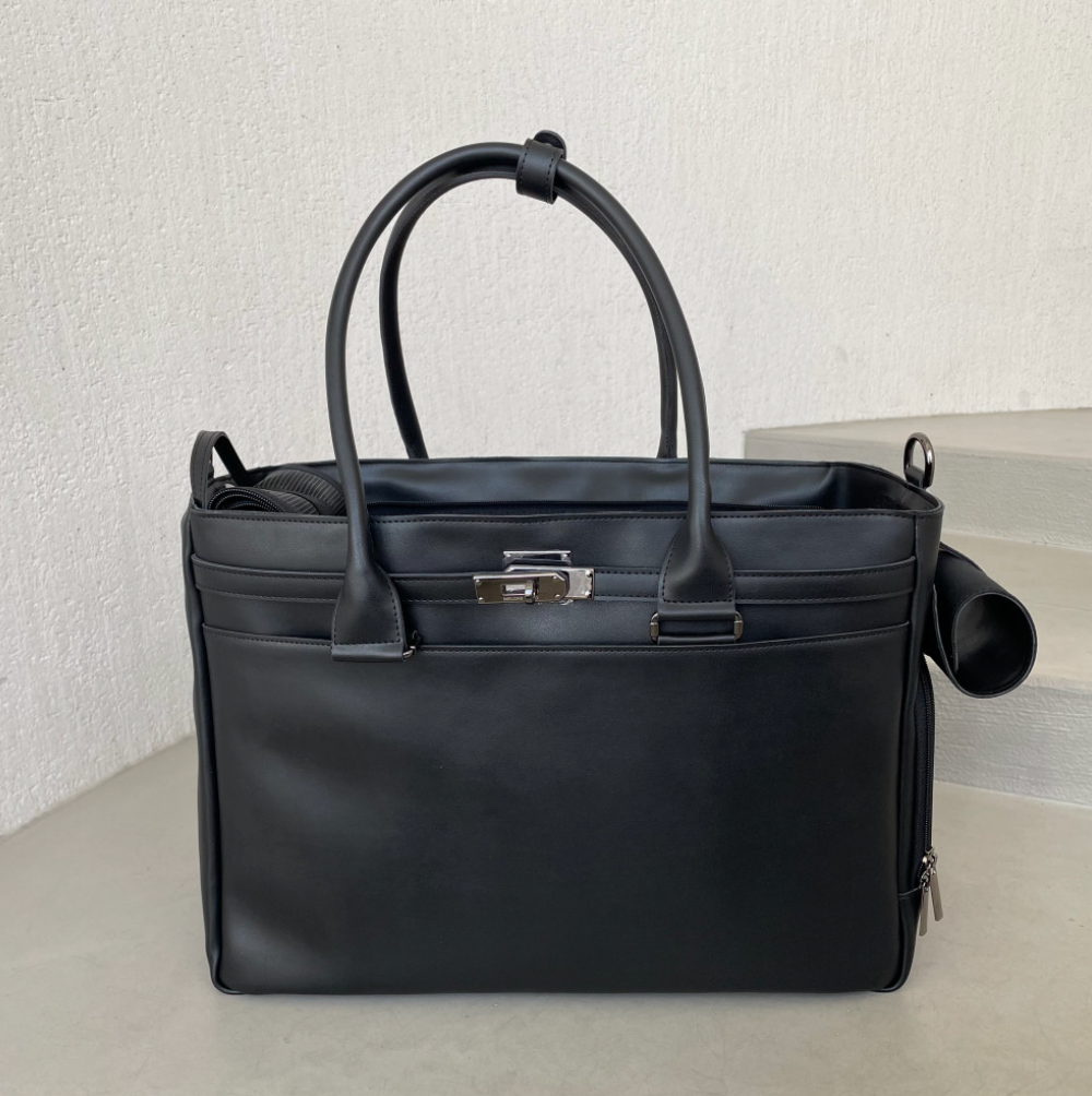 Meloni Leather Bag (Black)