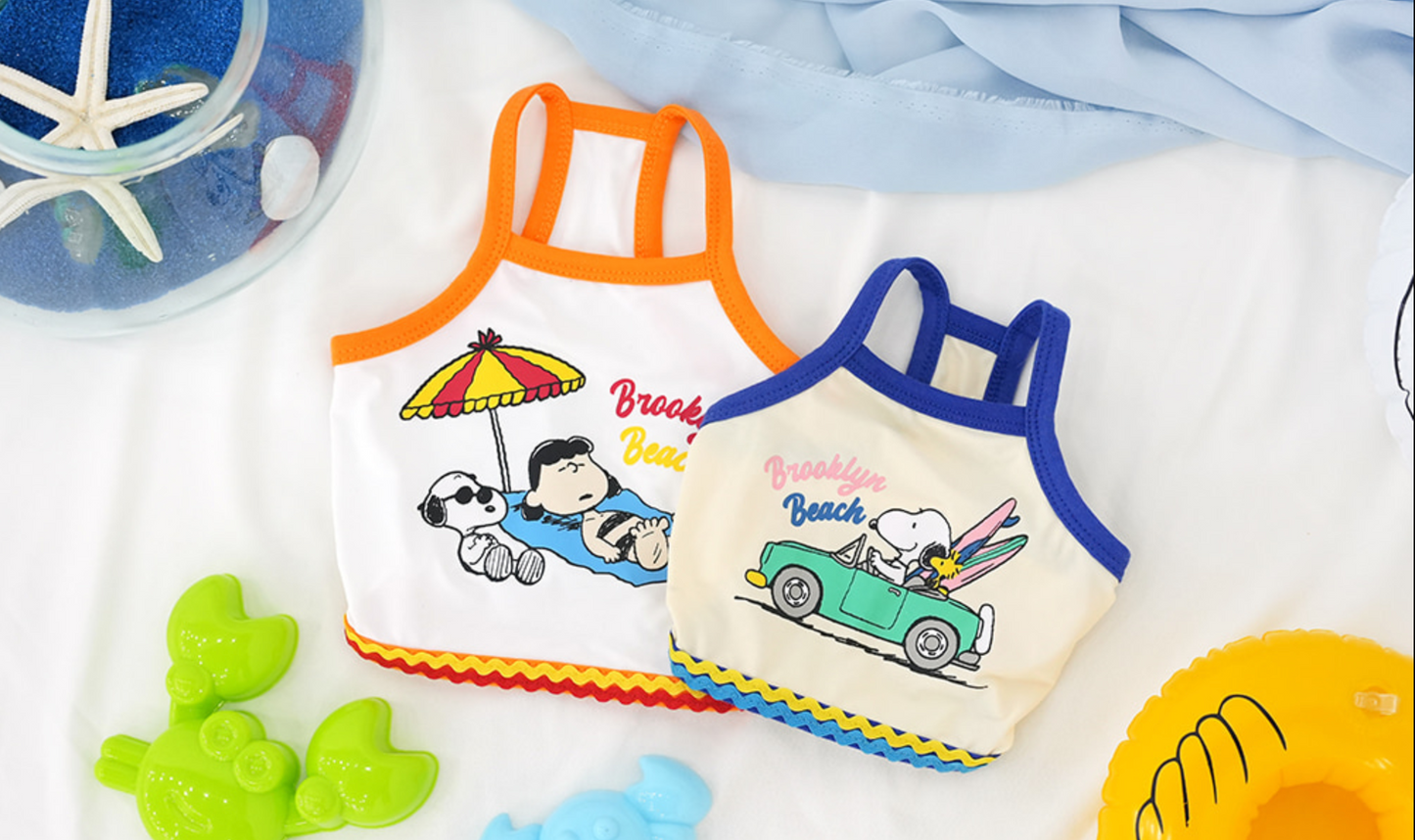 Peanuts Beach Cool Crop T / For Dog