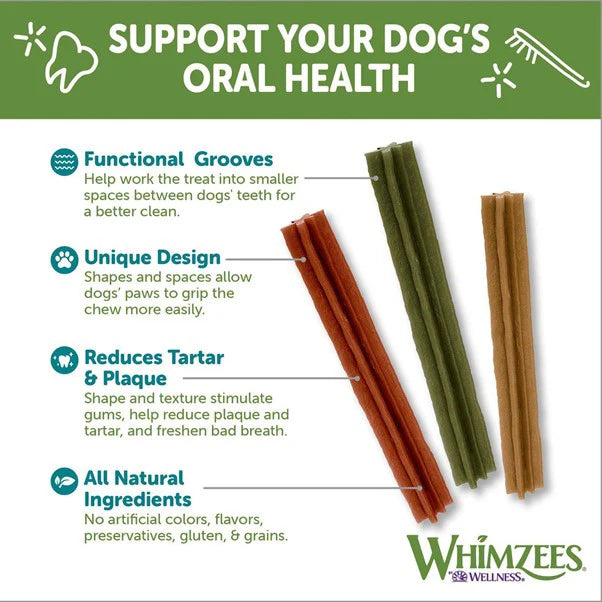 Whimzees Daily Dental Treats Stix - 420g