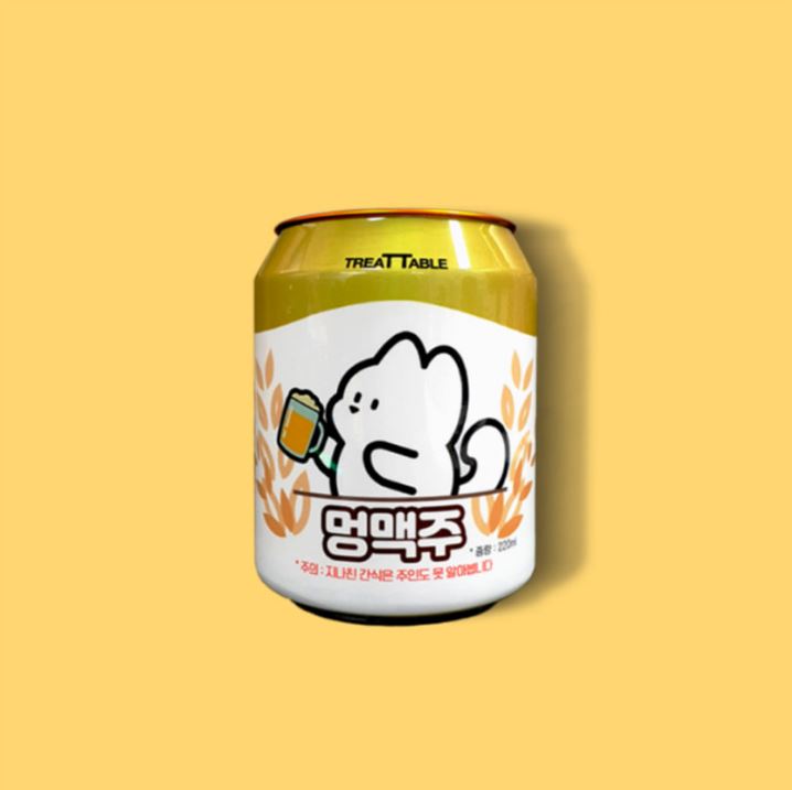 Treattable Korean Pet Canned Drinks - 220ml (Mung Beer)