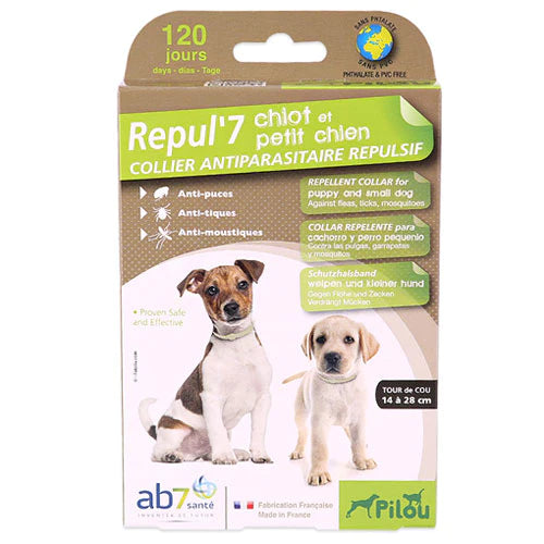 Pilou Dog 3-Month Flea & Tick Repellant Collar