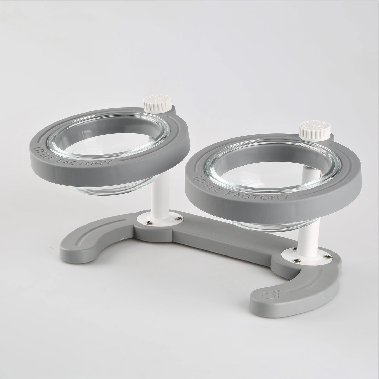 Little Factory Elevated Feeding Station (Double Tempered Bowl)