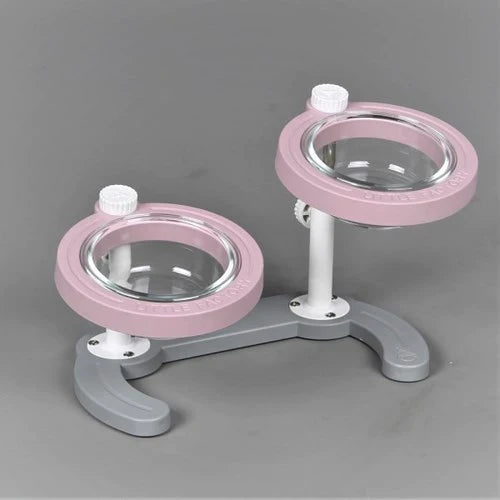 Little Factory Elevated Feeding Station (Double Tempered Bowl)