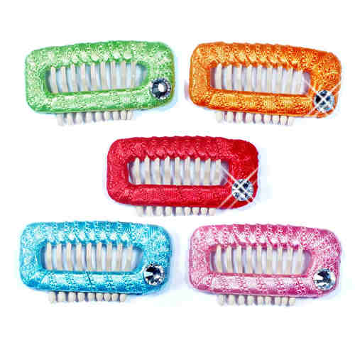 Ribbon Wrapped Comb Hair Clip (Large)