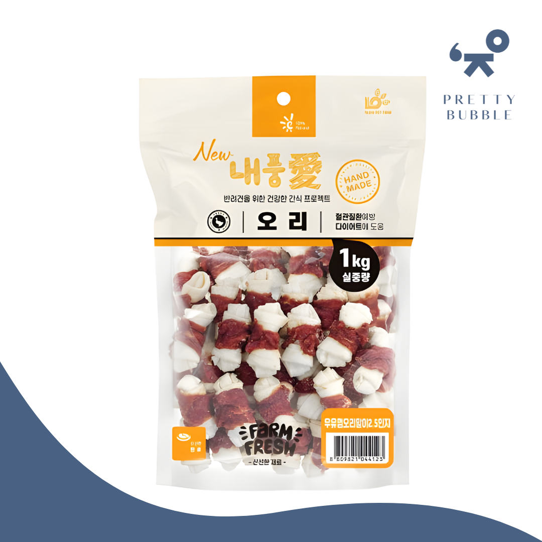 1kg Duck Milk Bone (2.5in)