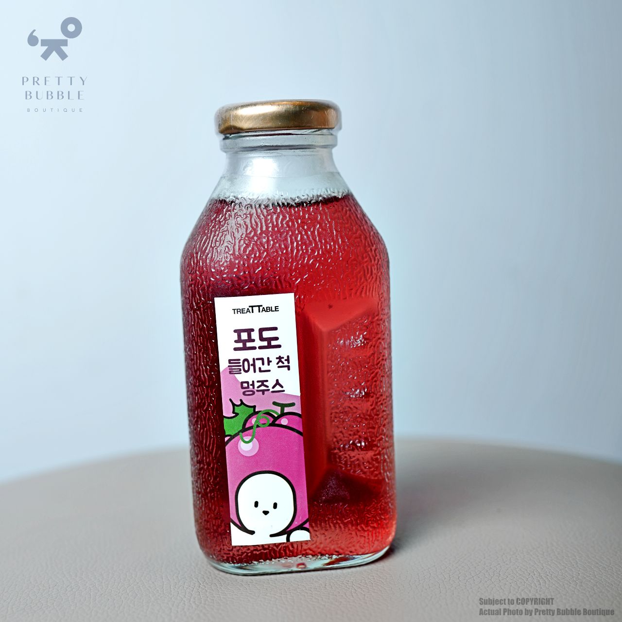 Treattable Korean Pet Juice Drinks - 250ml (Mung Grapes)