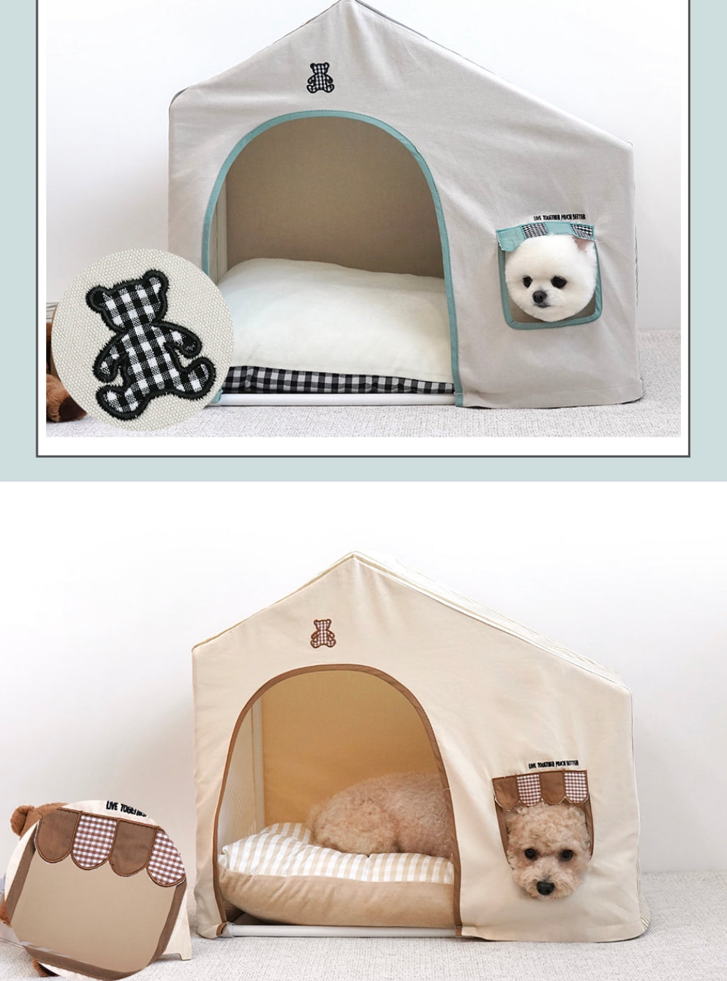 Parisdog Frame Tent Bed House