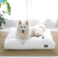 Chocopet House Ice Waffle Cushion White