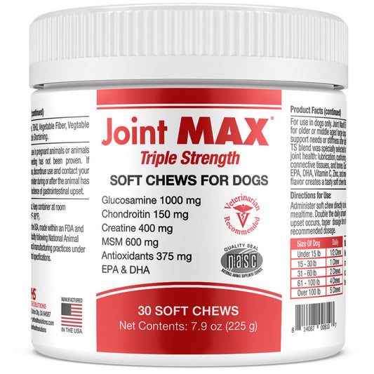 Joint MAX Triple Strength Soft Chews for Dogs