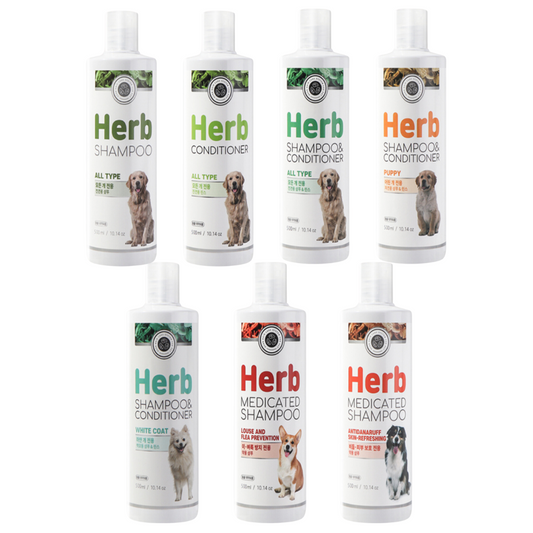 Petperss Herb Medicated Shampoo / Shampoo / Conditioner /All Type - 500ml