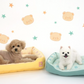 Paris Dog Bear Cool Reversible Bed