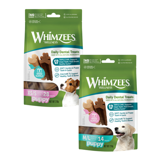 Whimzees Daily Dental Treats Puppy - 210g