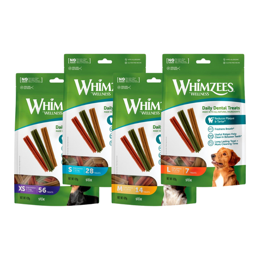 Whimzees Daily Dental Treats Stix - 420g