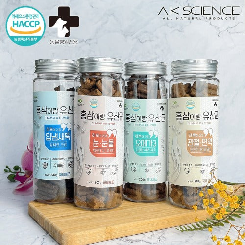 AKSCIENCE Red Ginseng & Lactobacillus Treats