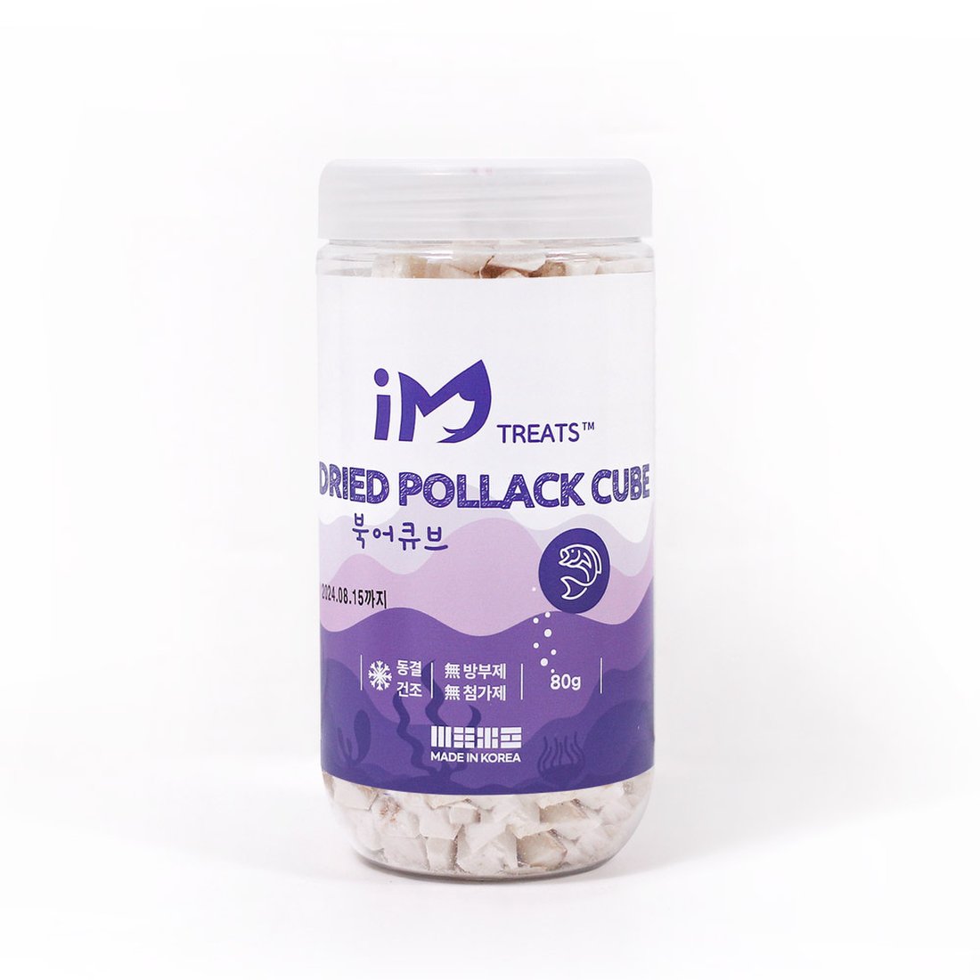 IM Treats Freeze Dried Pollack Dried Cube - 80g