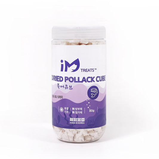 IM Treats Freeze Dried Pollack Dried Cube - 80g