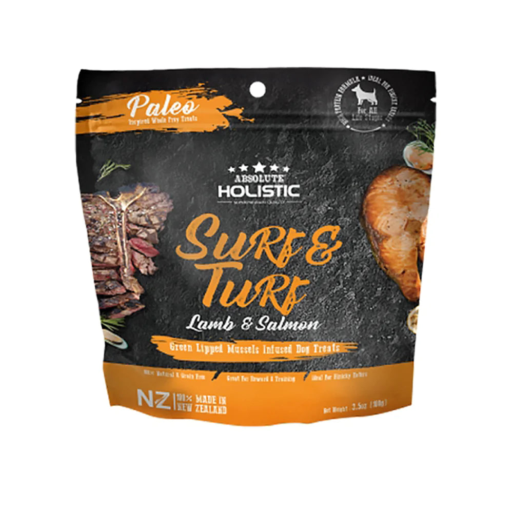 Absolute Holistic Lamb & Salmon Bites (Made in New Zealand)