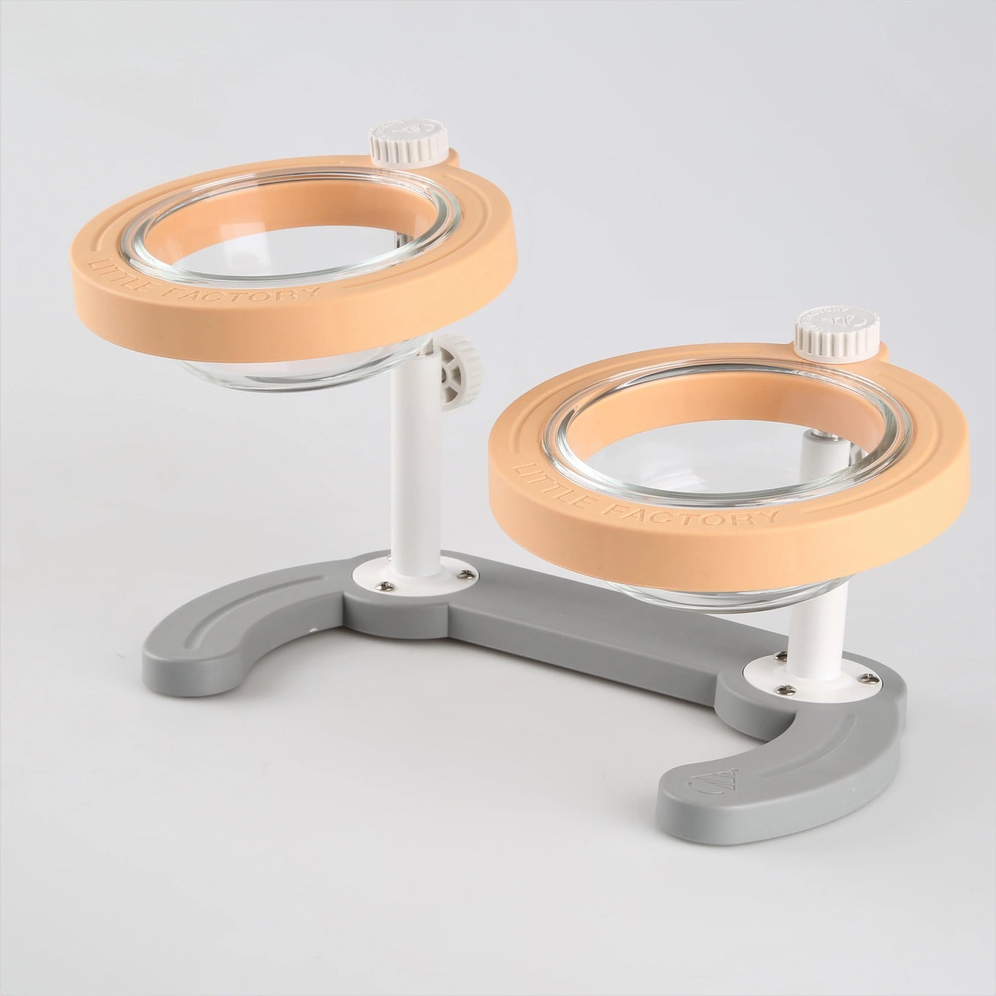 Little Factory Elevated Feeding Station (Double Tempered Bowl)