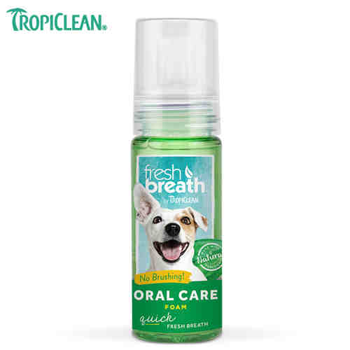 Tropiclean Fresh Breath Mint Foam